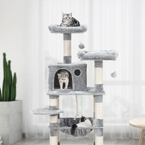 FEANDREA dual platform cat tree